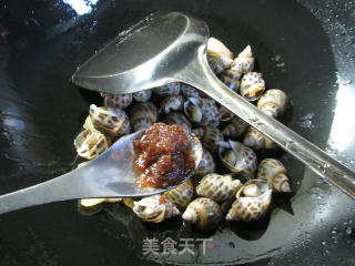 沙茶酱花螺的做法步骤：7