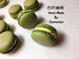 抹茶马卡龙的做法步骤：19