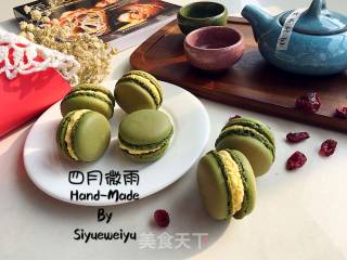 抹茶马卡龙的做法步骤：20
