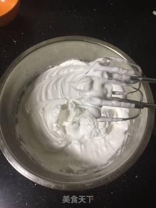 菠菜戚风蛋糕的做法步骤：3