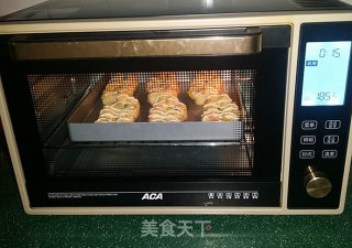 杂蔬火腿芝士面包条的做法步骤：18