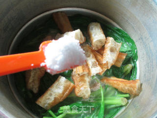 油条菠菜排骨汤的做法步骤：9