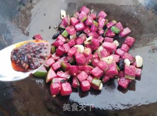 豉香脆口萝卜丁的做法步骤：7