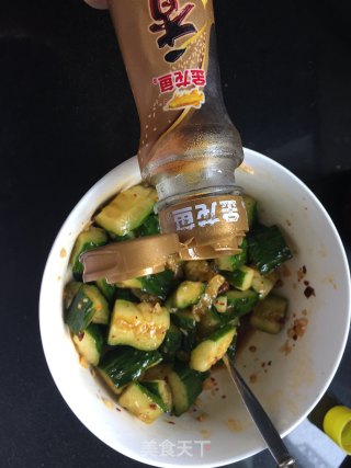 凉拌黄瓜的做法步骤：5