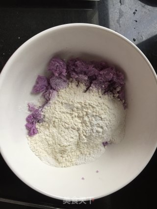 双紫糯米饼的做法步骤：3