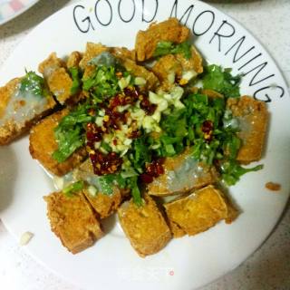自己做小吃臭豆腐的做法步骤：5