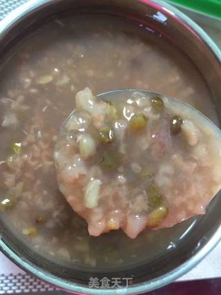 绿豆米粥的做法步骤：3