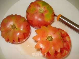 酿番茄的做法步骤：1