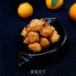 焦炸素萝卜丸子的做法步骤：8