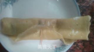 鸡蛋饼卷卷的做法步骤：3