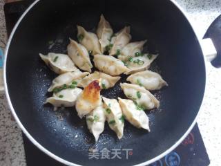 白菜猪肉锅贴的做法步骤：13