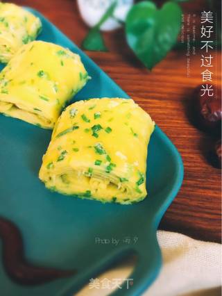 葱香厚蛋烧的做法步骤：7