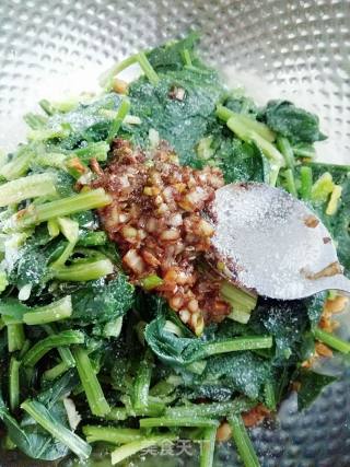 果仁菠菜的做法步骤：9