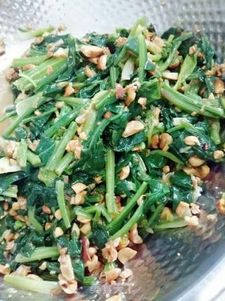 果仁菠菜的做法步骤：10