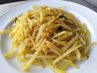 醋溜土豆丝的做法步骤：8