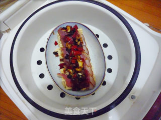 腊肉蒸腐竹的做法步骤：7
