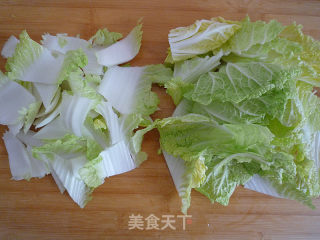 白菜炖粉条的做法步骤：4