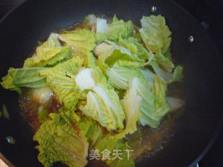 白菜炖粉条的做法步骤：11