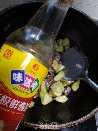 丝瓜炒花蛤的做法步骤：6