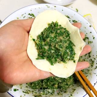 荠菜猪肉蒸包的做法步骤：11