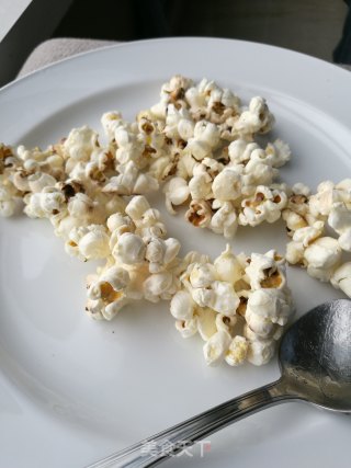 自制小零食——焦糖爆米花（平底锅版）的做法步骤：8