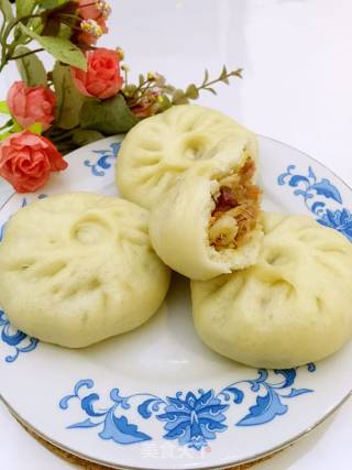 小包子—萝卜粉丝虾皮的做法步骤：6
