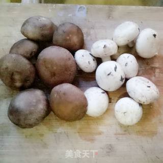 蚝油双菇的做法步骤：1