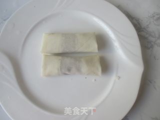 香椿春卷的做法步骤：8