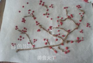 梅花酸奶蛋白卷的做法步骤：9