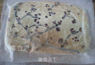 梅花酸奶蛋白卷的做法步骤：16
