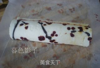 梅花酸奶蛋白卷的做法步骤：18