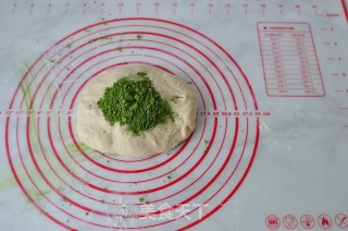 抹茶蜜豆吐司的做法步骤：8