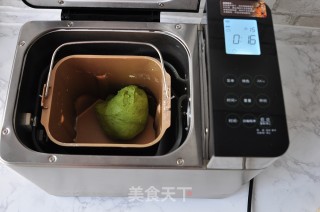 抹茶蜜豆吐司的做法步骤：9