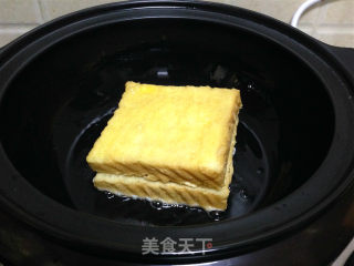 火腿西多士的做法步骤：8