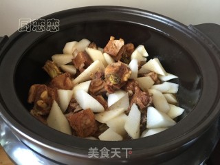 萝卜煲羊排的做法步骤：9