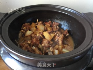 萝卜煲羊排的做法步骤：10