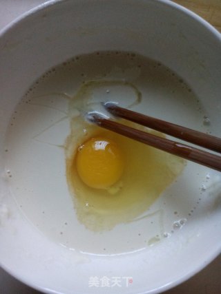 烙海蛎子饼的做法步骤：4