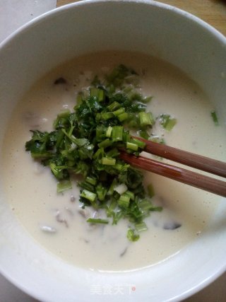 烙海蛎子饼的做法步骤：6