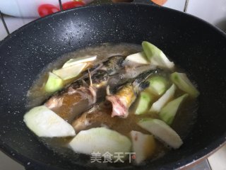 昂刺鱼丝瓜汤的做法步骤：8