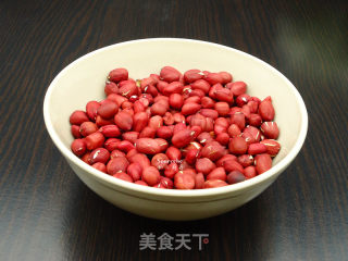 椰香红衣花生米的做法步骤：1