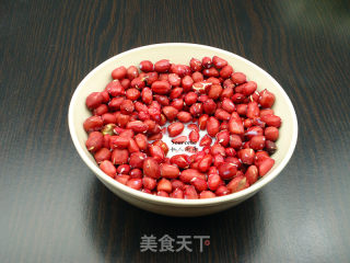 椰香红衣花生米的做法步骤：2