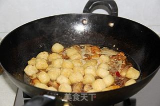 豆腐焖鸡块的做法步骤：5