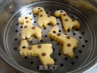 南瓜小鹿馒头的做法步骤：10