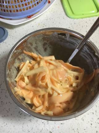 鸡蛋蔬菜饼的做法步骤：3