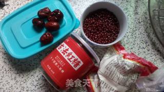 红豆圆子糖水的做法步骤：1