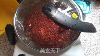 红豆圆子糖水的做法步骤：3