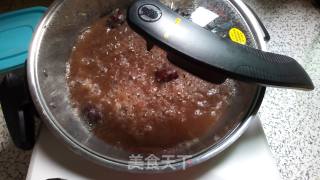 红豆圆子糖水的做法步骤：5