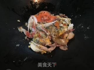 鸡蛋炒蟹的做法步骤：5