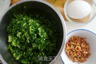 海米韭菜鹅蛋馅饺子的做法步骤：3