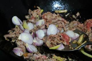 孜然羊肉的做法步骤：7